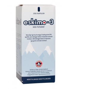 Fiskeolie test 2022: Vælg det bedste fiskeolie tilskud - Eskimo 3 Omega fiskeolie