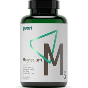 Magnesium test 2022: Vælg det bedste magnesium tilskud - Puori M3 magnesium kosttilskud test