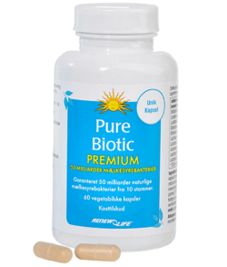Mælkesyrebakterier test [year]: Vælg de bedste mælkesyretabletter - Renew Life Pure Biotic Premium