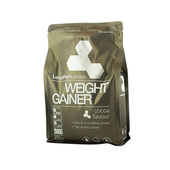 Vil du gerne tage på? Vælg den bedste weight gainer! - linuspro nutrition weight gainer cocoa 1500 g