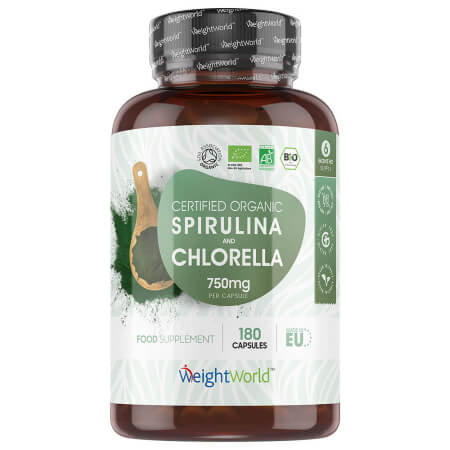 Alger - spirulina eller chlorella indholder vegansk omega 3