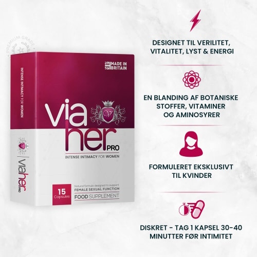Men et potensmiddel som ViaHer Pro er ikke kun forbeholdt kvinder, som har problemer med manglende lyst.