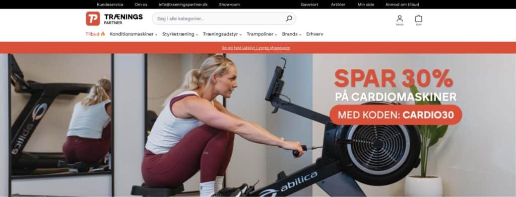 Fitnessudstyr hos Træningspartner Fitnessudstyr hos Træningspartner